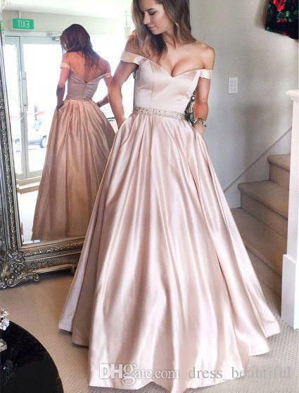 classy ball gown