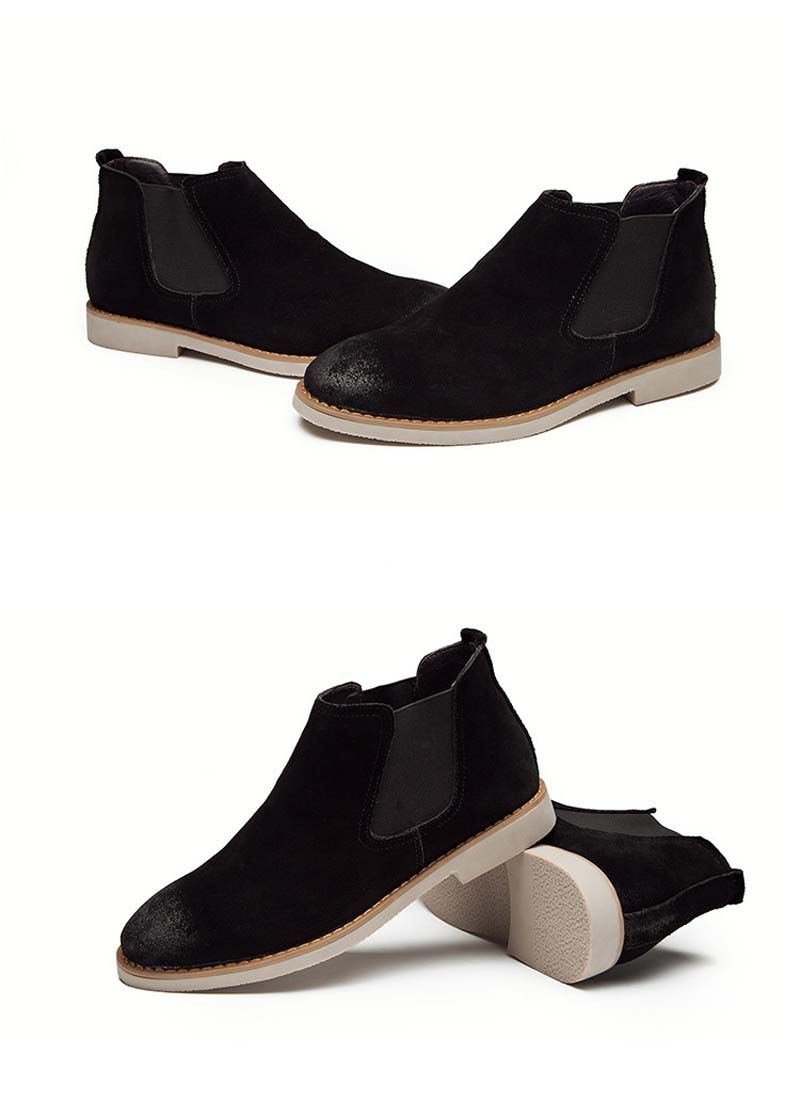 suede dress boots mens