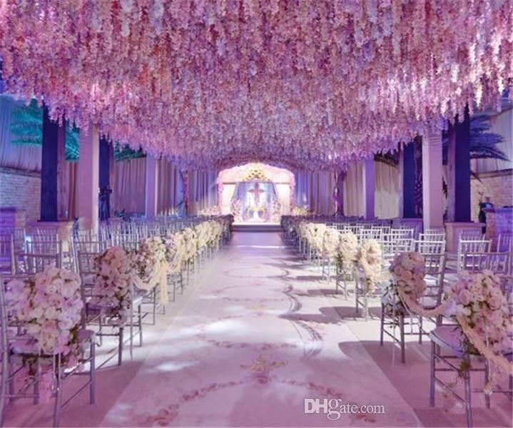 2019 Wisteria Wedding Ideas Elegant Artifical Silk Flower Wisteria