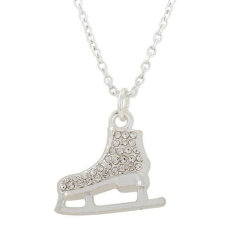 Envío gratis 10 unids mucho plateado deporte cristales tridimensionales patines de collar