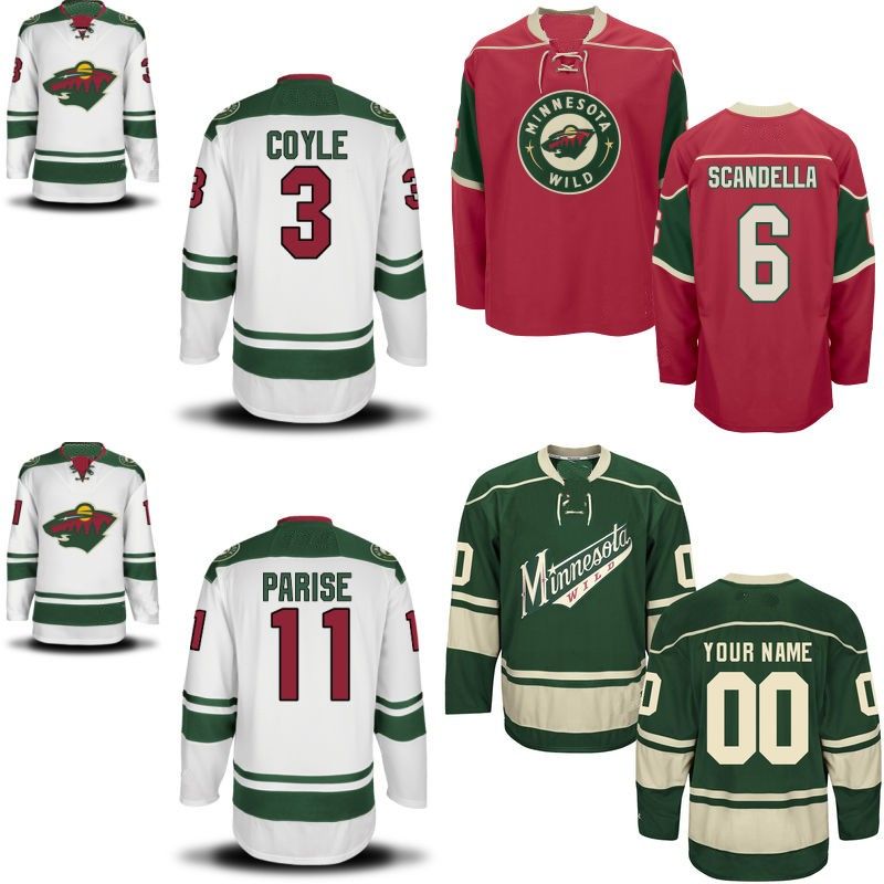 mn wild custom jersey