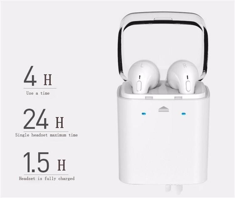Original Dacom 7s True Wireless Bluetooth Earbuds Earphone For IPhone 7 7 Plus Double Twins Earphones For Smartphones DHL Shipping Phone Headsets
