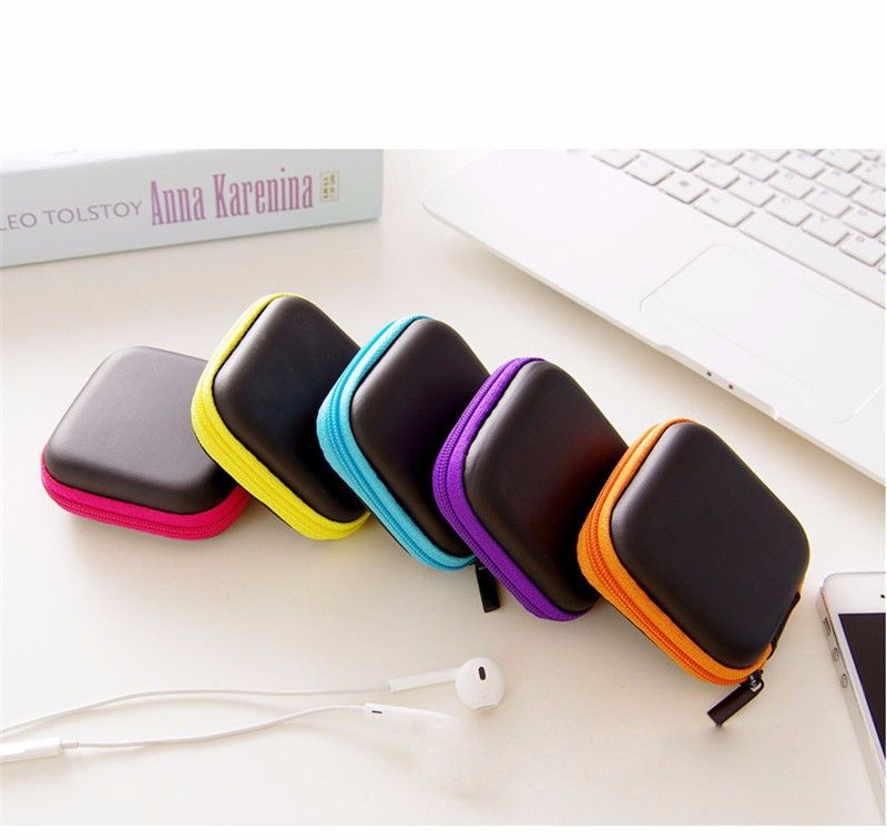 satin al kulaklik tel saklama kutusu fermuar koruyucu usb kablolari saklama kabi organizator vaka kulakliklar sarj sd kart kutusu tl7 37