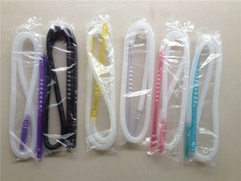 2021 Disposable Plastic Hookah Hose Cheap Multi Colors 1.5M Wholesale