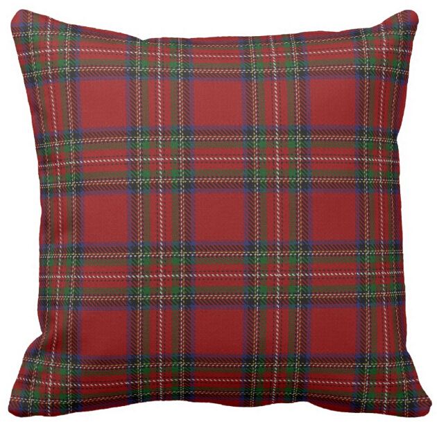 Red Tartan Sofas Baci Living Room