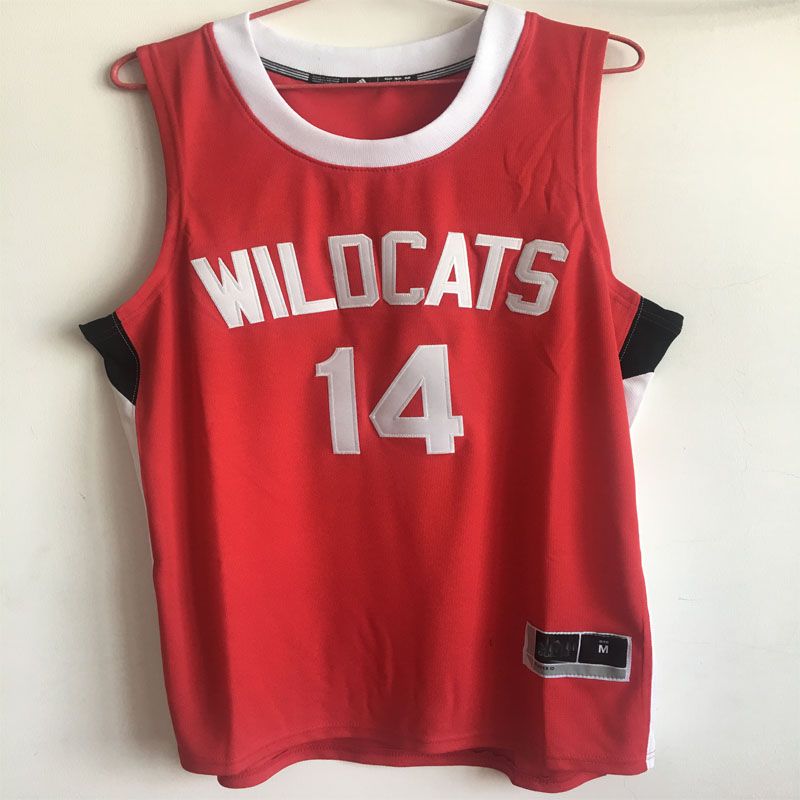 Troy Bolton 14 Wildcats High School Musical Zac Efron Basketball