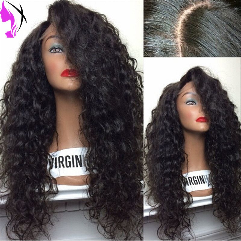 synthetic curly hair wig