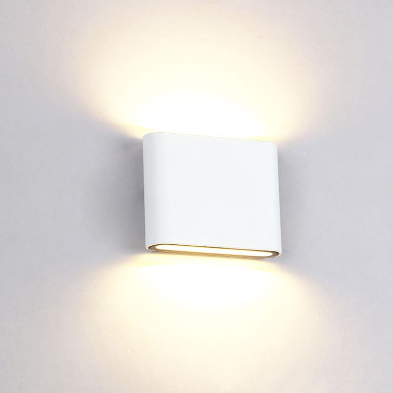 12W Modern LED Wall Light Up Down Cube Indoor Outdoor Sconce Lighting Lamp UK