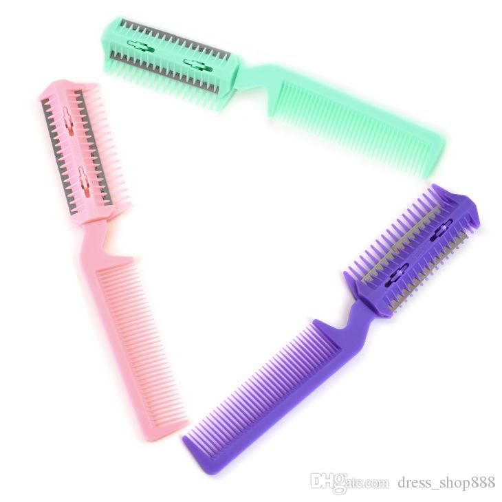 Duplex Sliced Thinning Hair Comb Hair To Thin Sliced Hair Is Cut