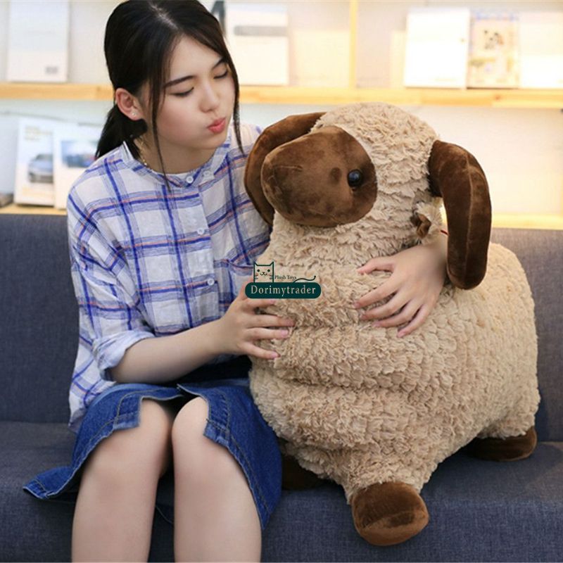 large stuffed goat
