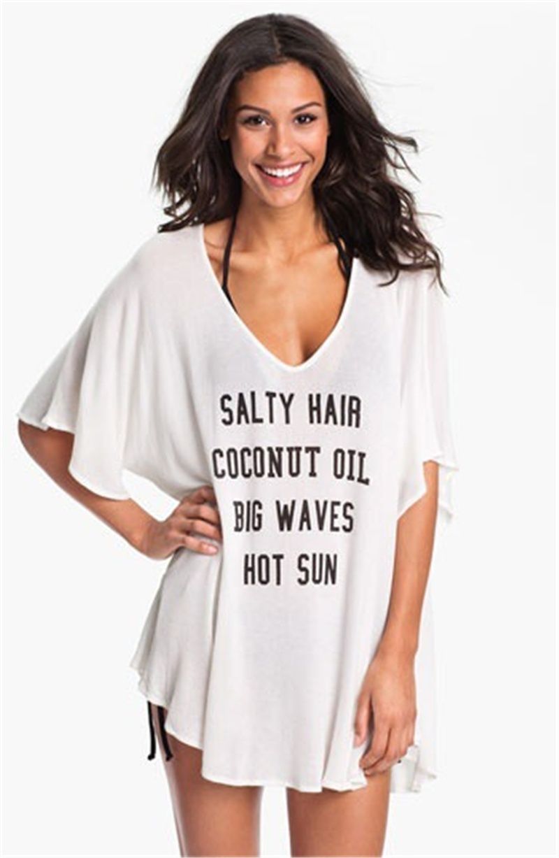 short sleeve bathing suit cover up