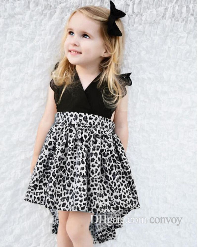 girls animal print dress