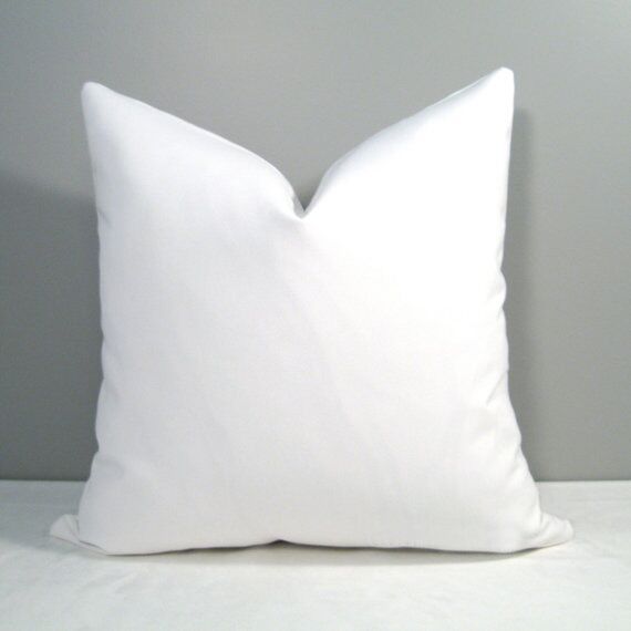 18x18 Inches Plain White Blank Cotton Pillow Case Blank Cotton