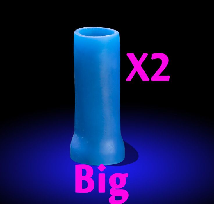 2 gros tube en silicone