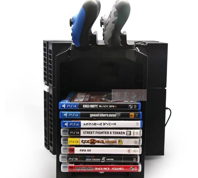 Wholesale Newest 2017 DOBE PS4 Storage Rack Multifunctional Storage