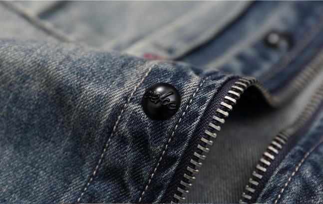 Mens Zipper Motorcycle Biker Denim Jacket Japanese Style Retro Mens Zipper Motorcycle Biker Denim Jacket Japanese Style Retro