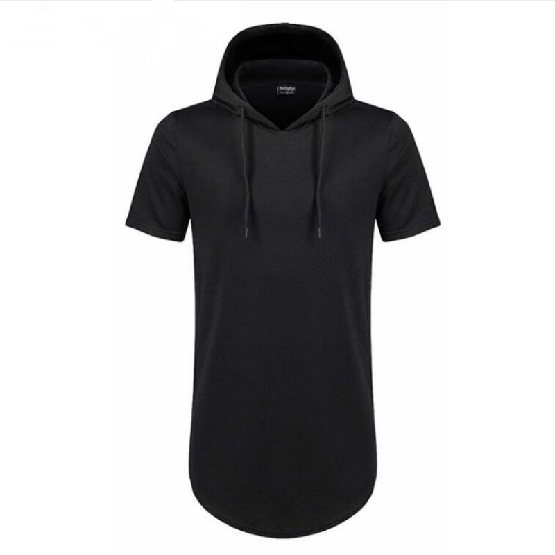black hooded shirt mens