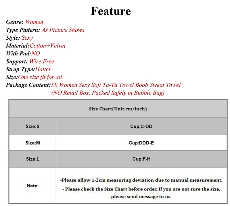 Ta Ta Towel Size Chart