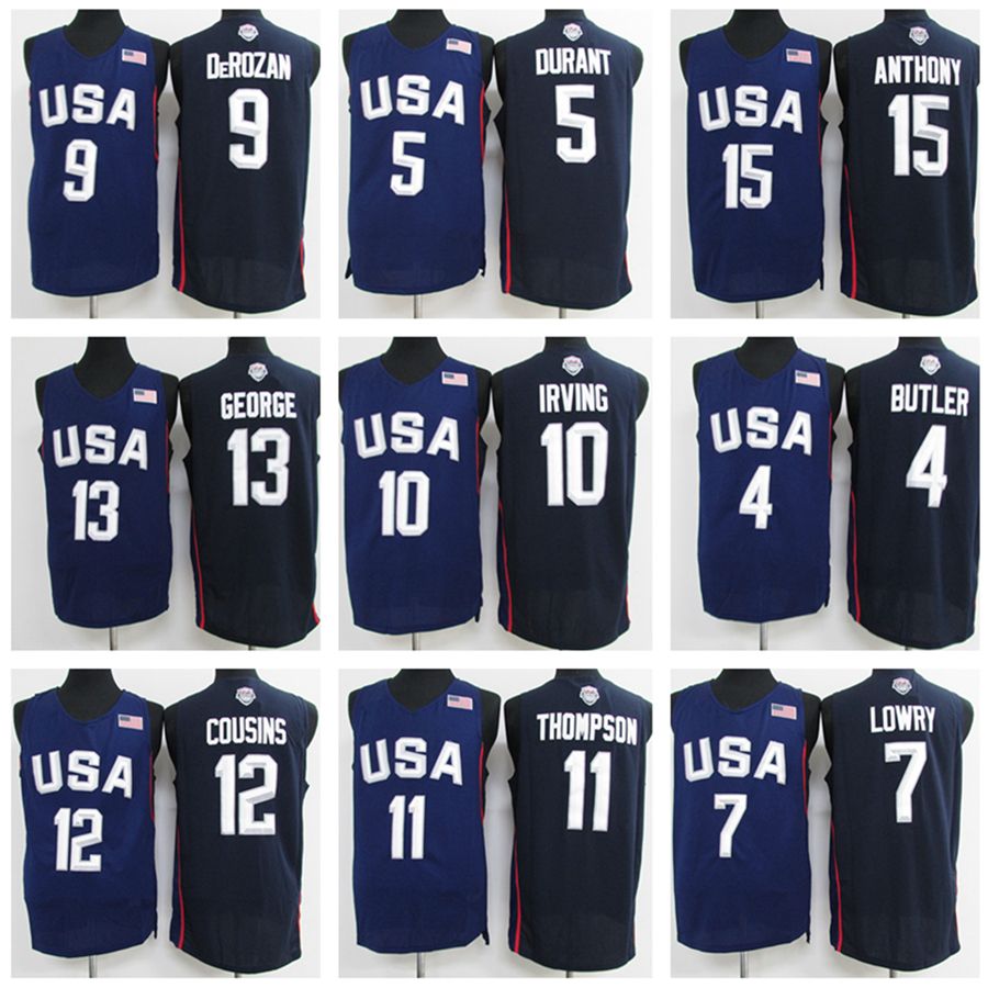 klay thompson usa jersey