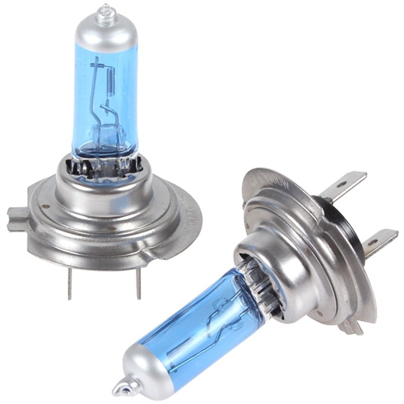 Acheter 2 pièces H7 6000K xénon gaz halogène phare blanc voiture ampoules  100W 12V (Taille: 12V)