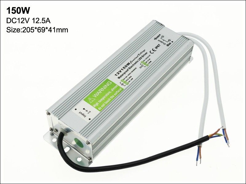 250W étanche IP68 12V/24V DC adaptateur de transformateur de pilote d'alimentation LED plus mince et durable DC12V tension d'entrée AC 170-250V Pilote de LED 250W étanche IP68 12V/24V DC adaptateur de transformateur de pilote d'alimentation LED plus mince et durable DC12V tension d'entrée AC 170-250V Pilote de LED