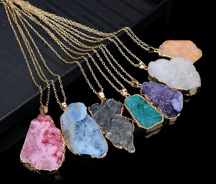 Whole Unground Irregular Natural Stone Pendant Necklace Crystal Quartz Drusy Pendants For Women Diy Jewelry Statement Moq Free Shipp Rose And Necklaces From Abchouse 1 72 Dhgate Com - Stone Pendant Necklace Diy Whole Unground Irregular Natural Stone Pendant Necklace Crystal Quartz Drusy Pendants For Women Diy Jewelry Statement Moq Free Shipp Rose And Necklaces From Abchouse 1 72 Dhgate Com - Stone Pendant Necklace Diy