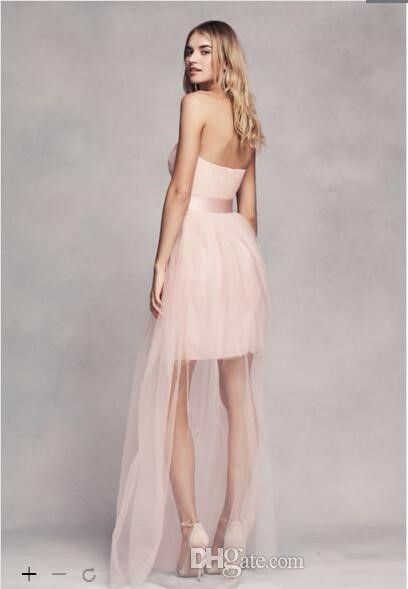 short dress with long chiffon overlay