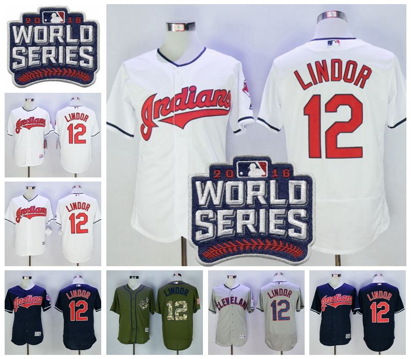 lindor world series jersey