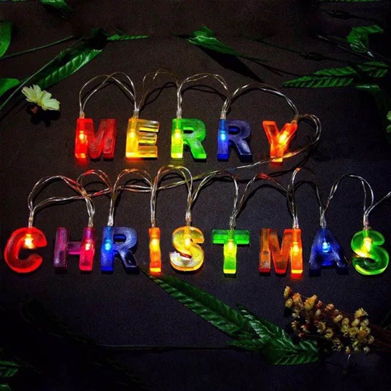 Albums 103+ Images merry christmas letters on a string Excellent
