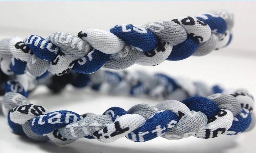 2020 Promotion Baseball Sports Titanium 3 Rope Braided Blue White Grey