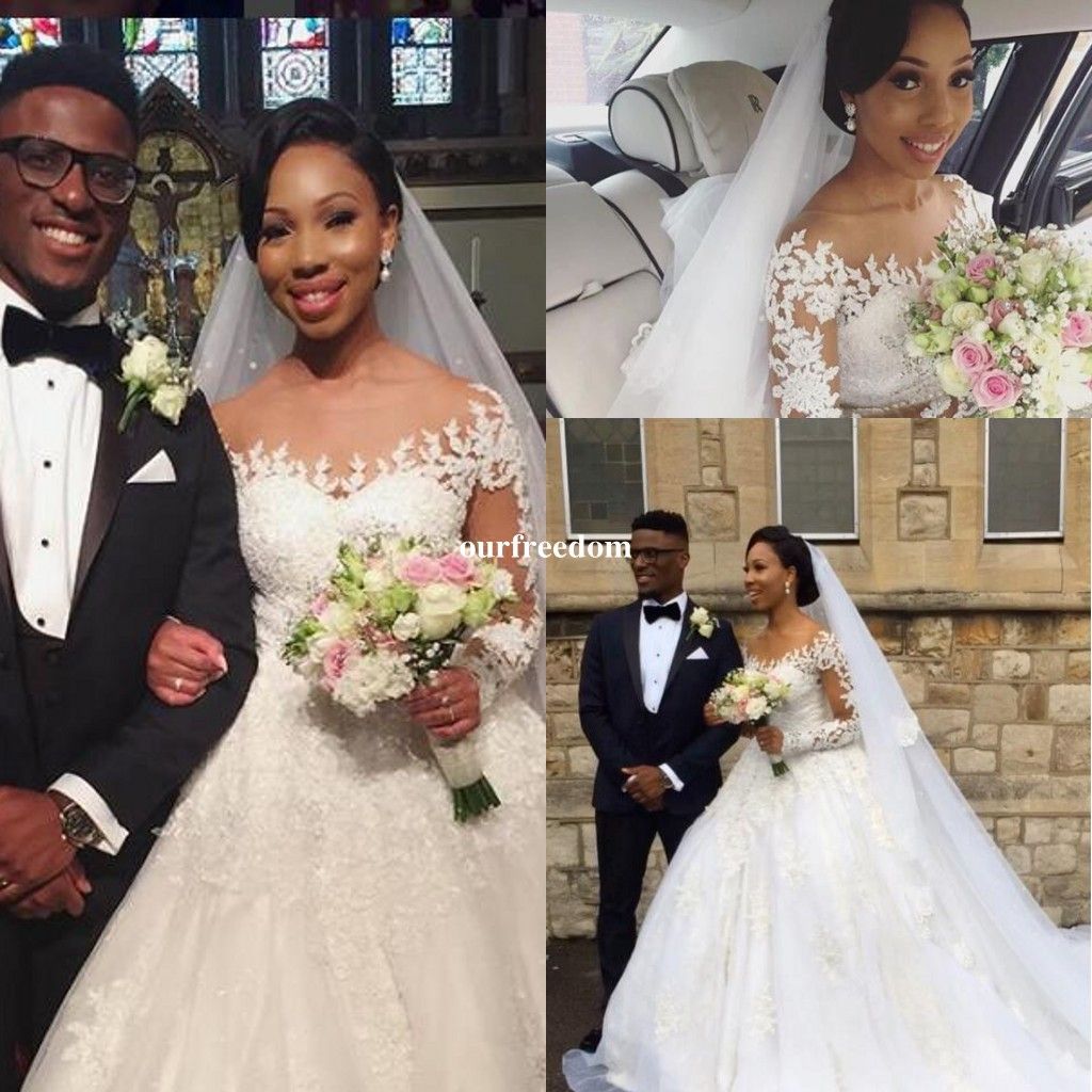 jewel neck wedding dress