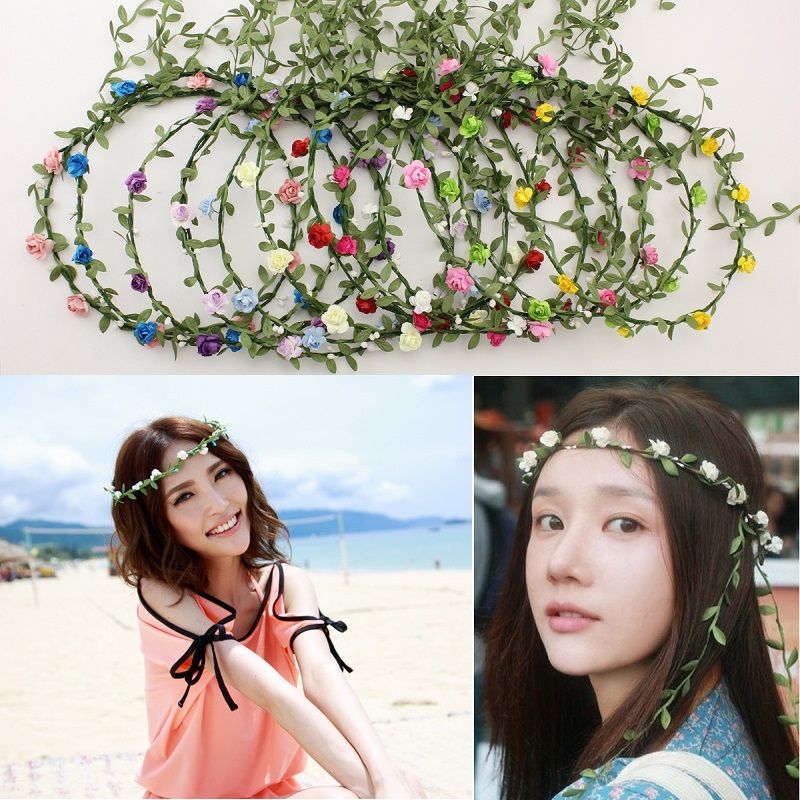boho flower headband