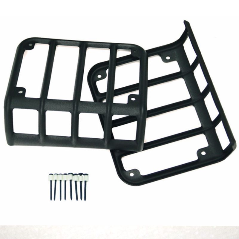 HIGH Flying Car Accessories ABS Chrome Rear Taillight Lamp Cover Trim for Jeep Wrangler JL 2018 2019 NOT Fit Unlimited, Sport S version