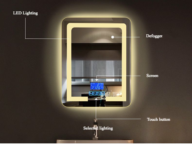 2019 Bathroom Wall Mount Lighting Led Vanity Mirror With Lights Mirrors Touch On Screen For Home Decor From Sinowfurniture 549 95 - Vanity Mirror With Lights Wall Mounted 2019 Bathroom Wall Mount Lighting Led Vanity Mirror With Lights Mirrors Touch On Screen For Home Decor From Sinowfurniture 549 95 - Vanity Mirror With Lights Wall Mounted