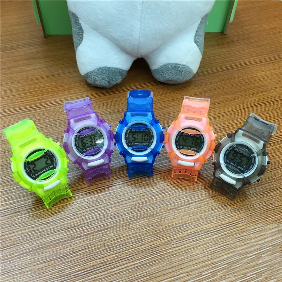 Candy Color Semitransparent Watch Boys Girls Children Students Watch Digital Sports Wrist Watch Small Gifts For Kids Free Dhl Shipping Watch Watches From Smart Cute 0 55 Dhgate Com