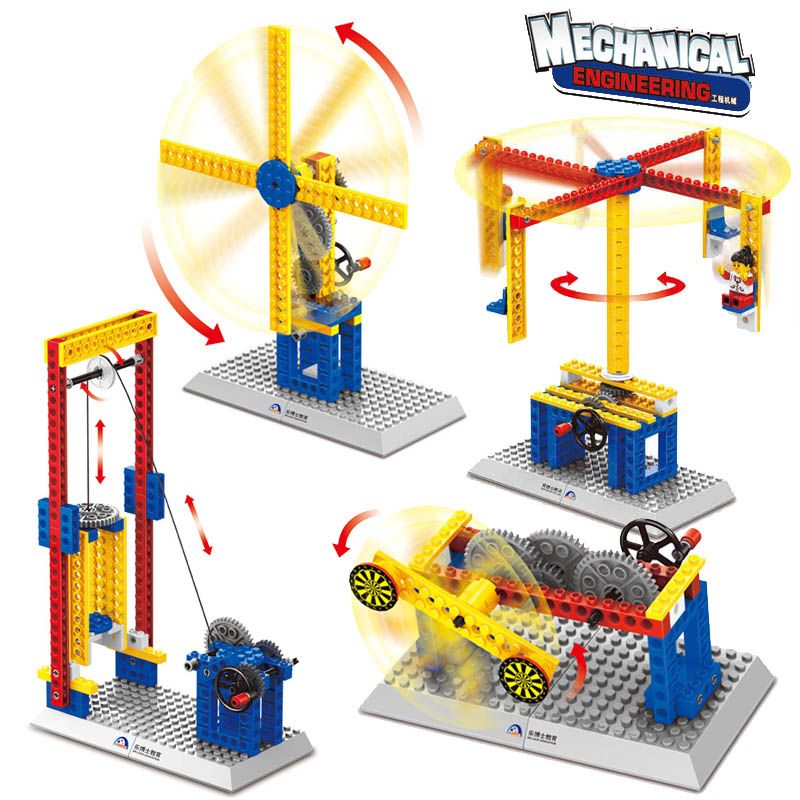 mechanical building toys for kids