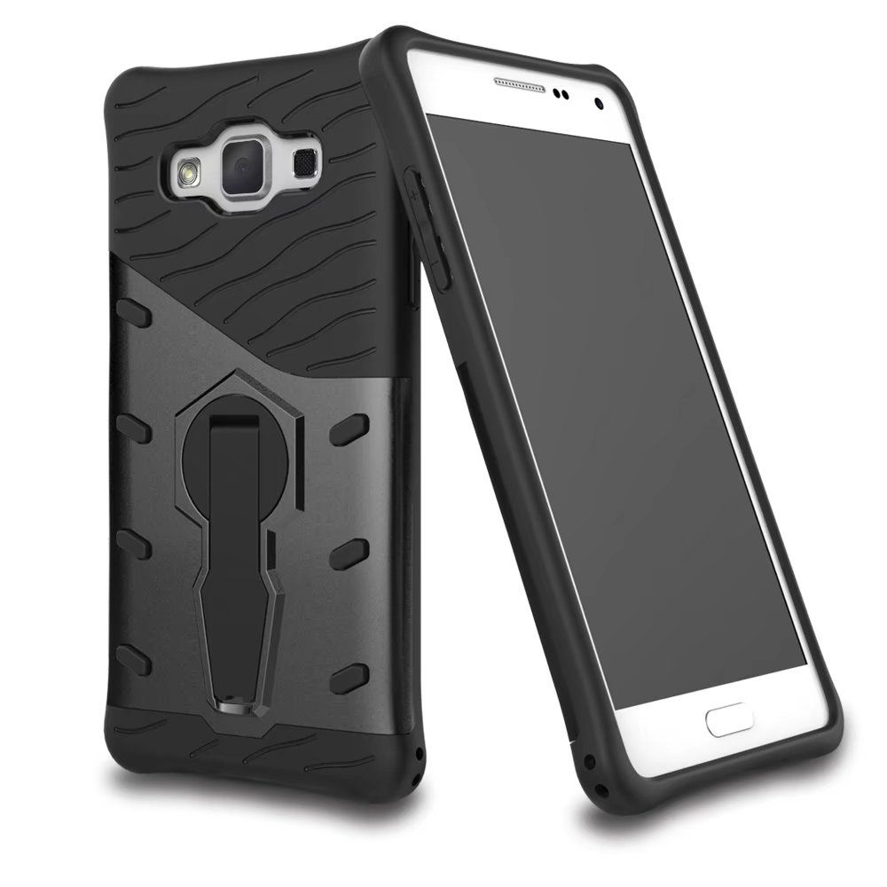 Samsung A5 Rotación de la caja Robusta híbrida Armadura Funda protectora de impacto Funda