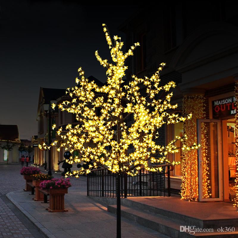 Handmade Artificial LED Cherry Blossom Tree Night Light New Year