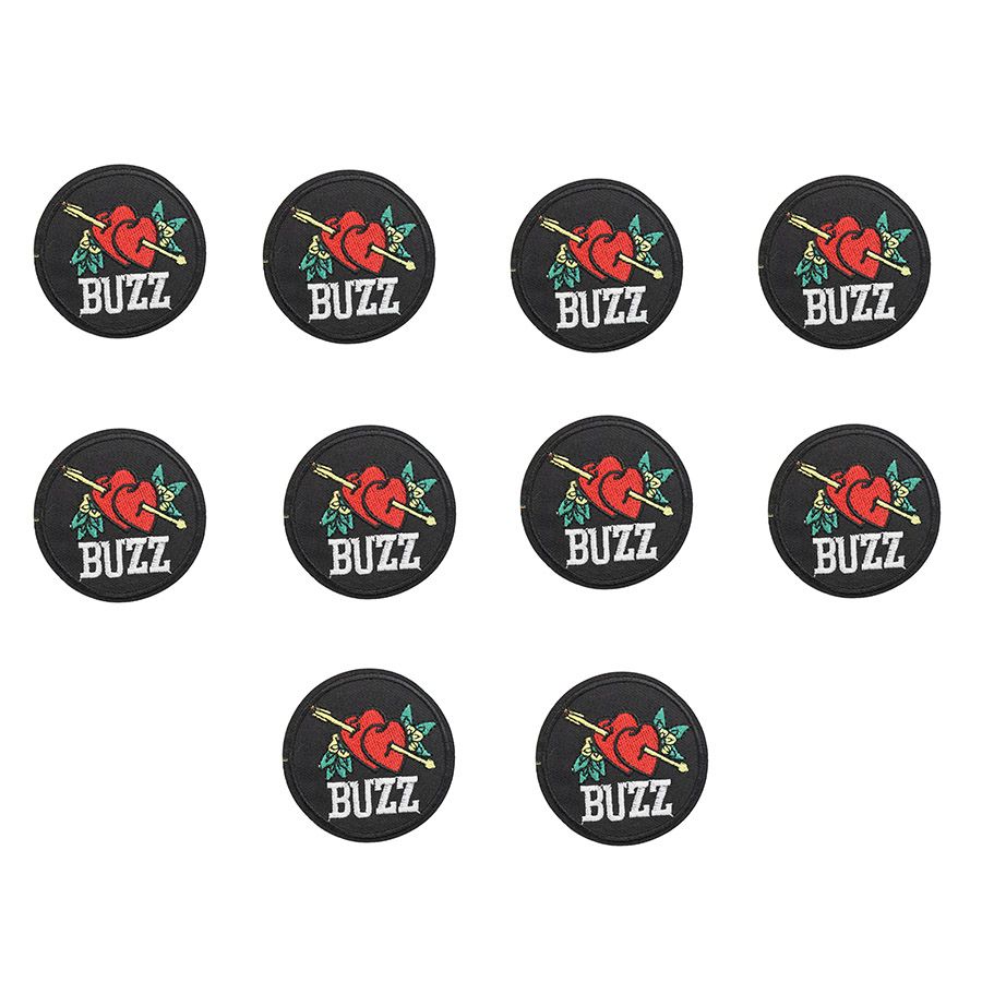 Custom Patch brodé Iron On Badge nom 4/" x 2/" Tag sew on Motard 2 lignes