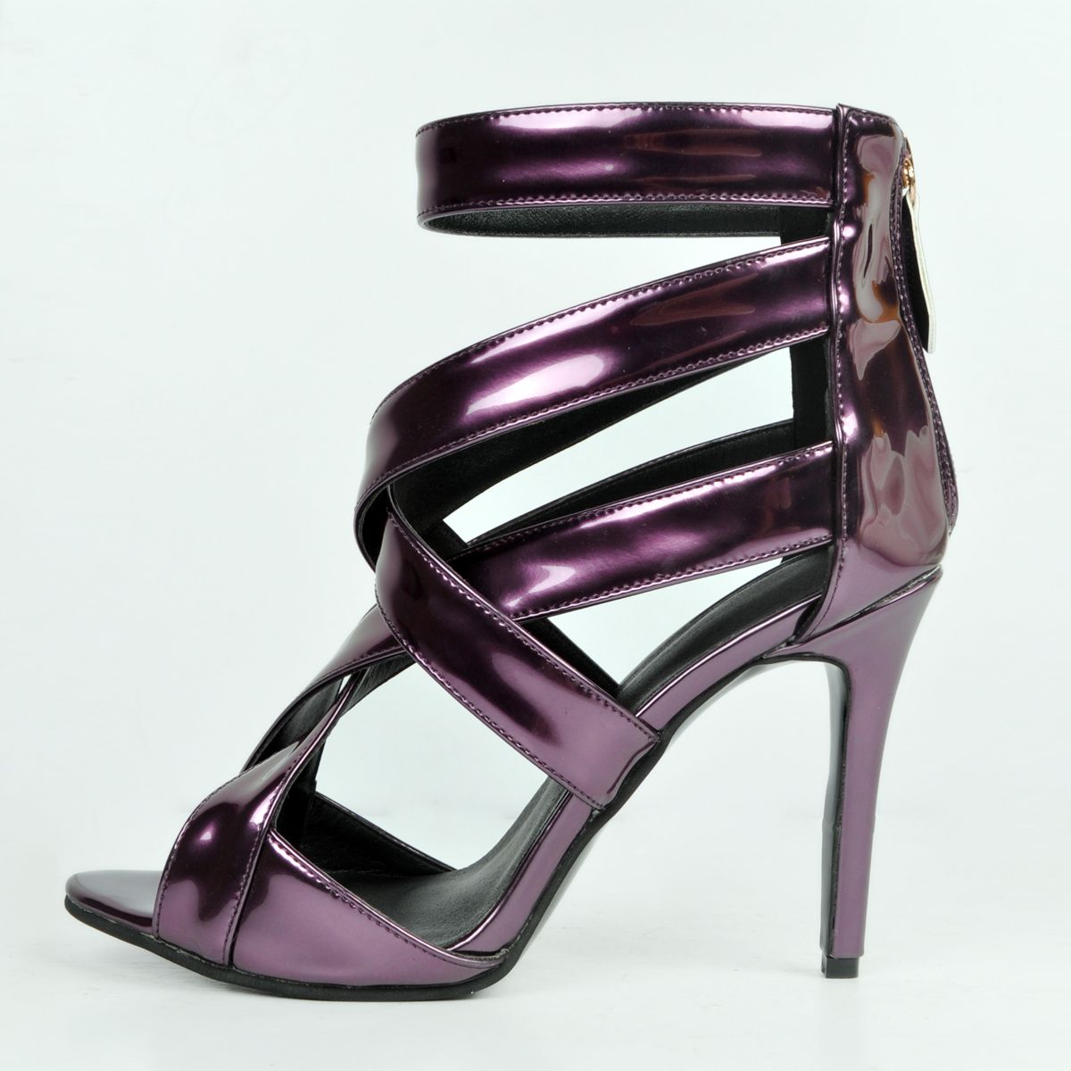 purple gladiator sandals