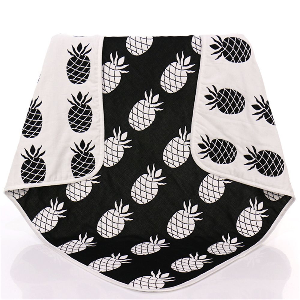 pineapple muslin blanket