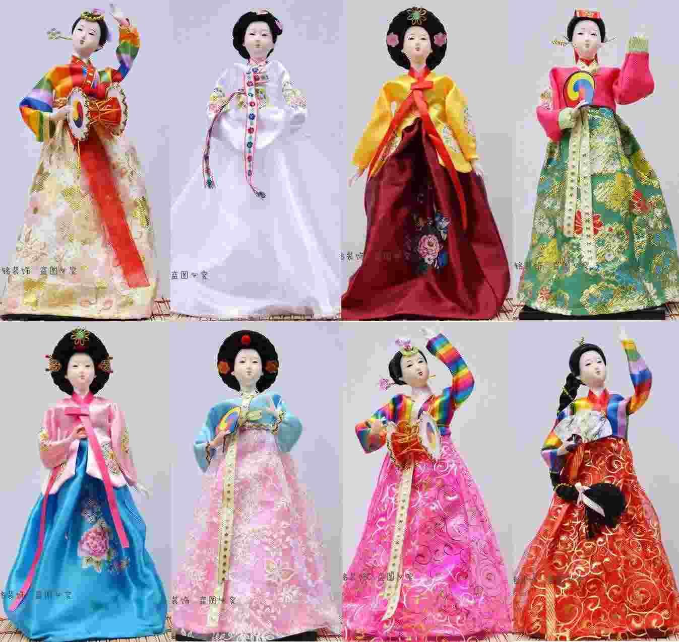 korean dolls traditional dress