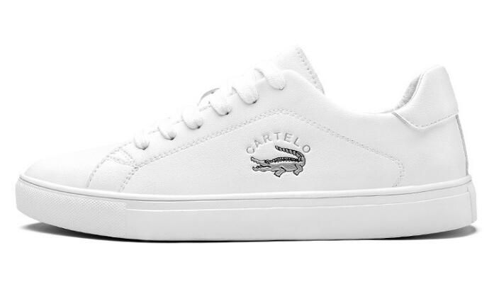 crocodile white shoes