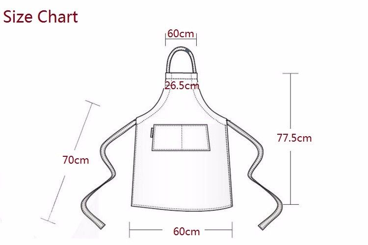 Apron Size Chart