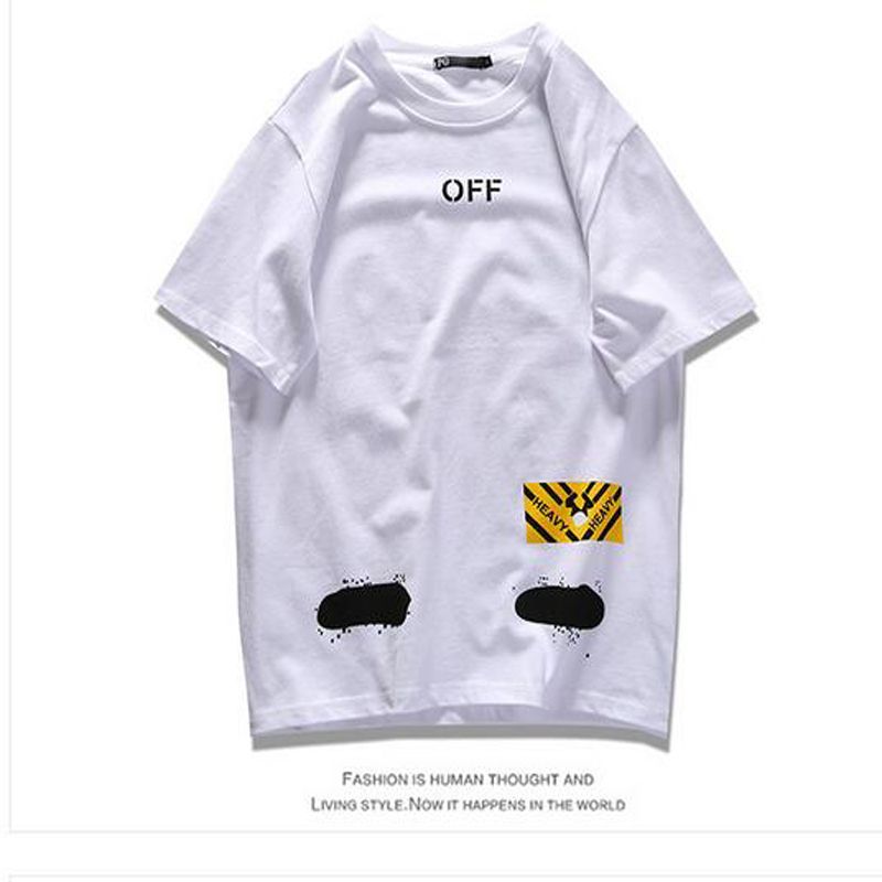 Compra Summer White Black Off White Camisetas Camisetas De Manga Corta  Casual Camisetas De Manga Corta Barato | Entrega Rápida Y Calidad |  Es.Dhgate
