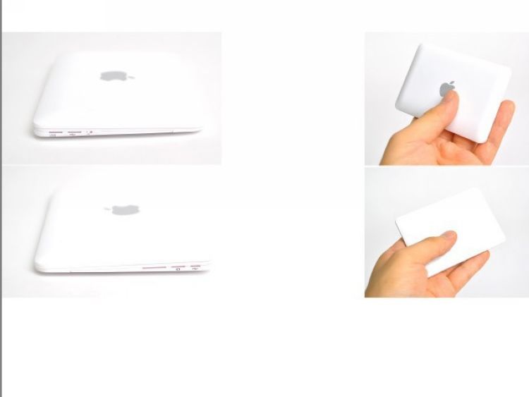 White And Silver Mini Laptops Mirror Laptop Portable Mini Mirror