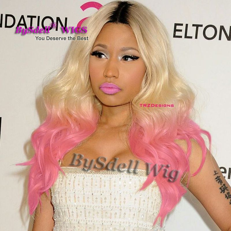 Acheter Vente Chaude Celebrite Nicki Minaj Coiffure Avant De Lacet