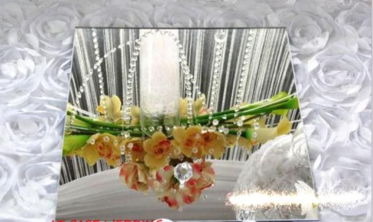 2-5 mm 1 kg cristal verre clair gravillons-Mariage-Réception-événements Neuf