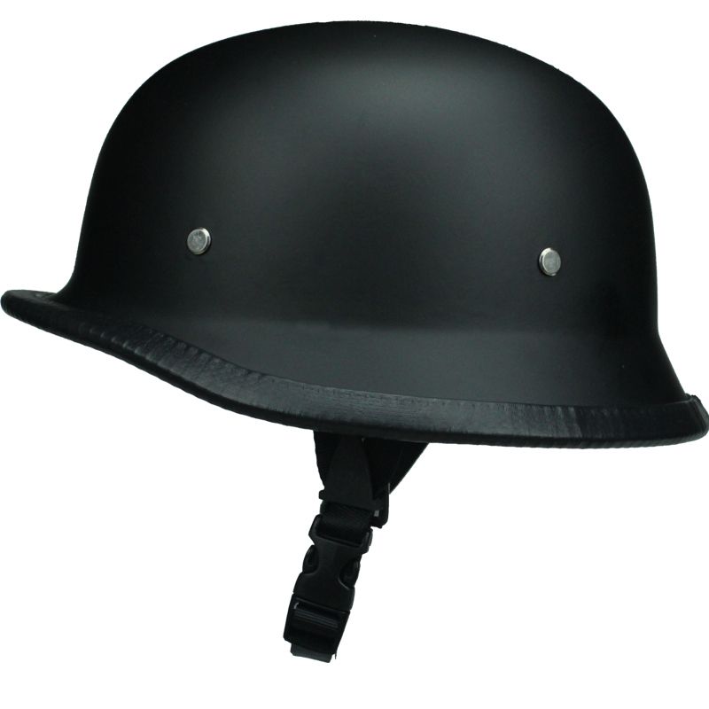 Acquista 2017 Nuovo Stile Tedesco Della Seconda Guerra Mondiale Mezzo Casco  Elmetto Chopper Vintage Cruiser Casco Omologato DOT A 25,4 € Dal Mj_moto |  DHgate Italy