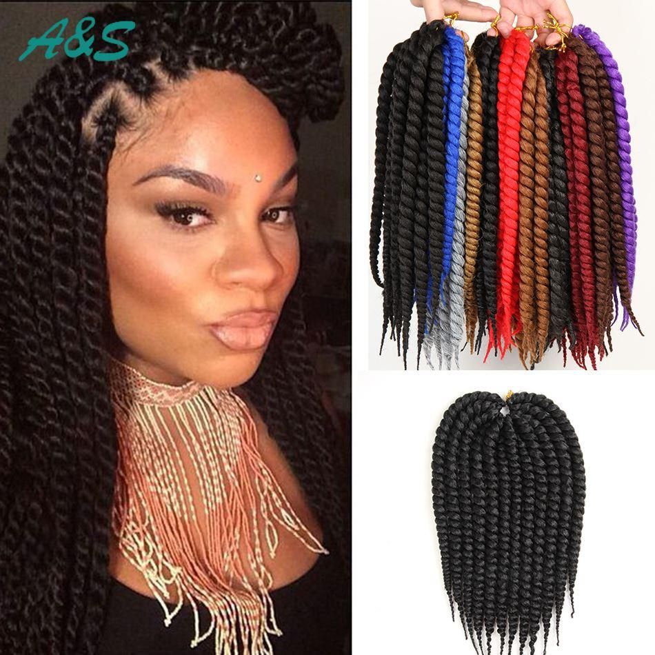 Senegalese Twist Expression Hair 3d Split Cubic Twist Gray